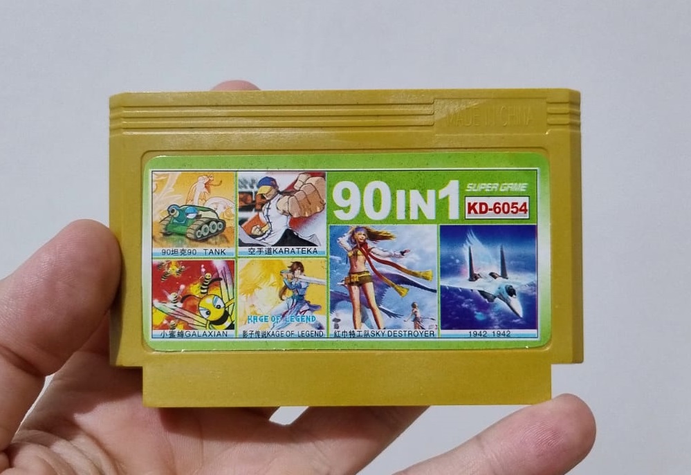 Cartucho NES 90 em 1 paralelo